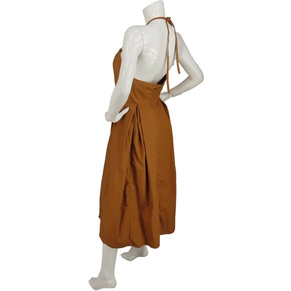 Genuine People Button Down Midi Rust Dress NWT - Picture 6 of 8